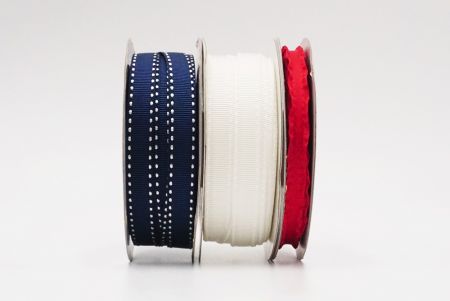 Youth style stitched grosgrain ribbon set